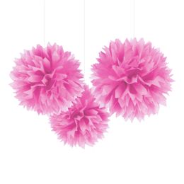 Pomponger Rosa Takdekorasjon