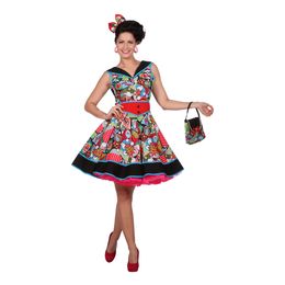 Diaesitys - Pop-Art Mekko Naamiaisasu