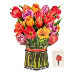 Bildspel - Pop Up-kort Blommor