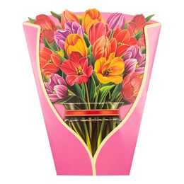 Bildspel - Pop Up-kort Blommor