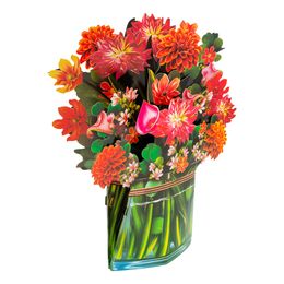 Bildspel - Pop Up-kort Blommor