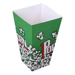 Popcornbägare Grön