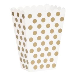 Popcornbägare Guld Prickig