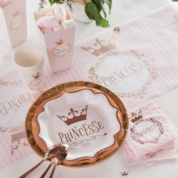 Bildspel - Popcornbägare Princesse Roséguld