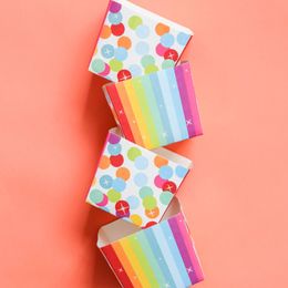 Bildspel - Popcornbägare Regnbåge