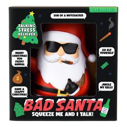 Bildspel - Pratande Stressboll Bad Santa