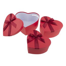 Bildspel - Presentaskar Hjärta Stora Röda