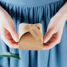 Bildspel - Presentboxar med Etiketter Natur