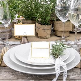 Bildspel - Presentboxar Vit/Guld