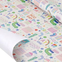 Bildspel - Presentpapper Happy Birthday Hooray