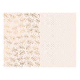 Presentpapper Prickigt/Löv Pastellrosa