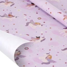 Bildspel - Presentpapper Unicorn Purple