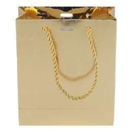 Lysbildefremvisning - Gavepose Gull Metallic