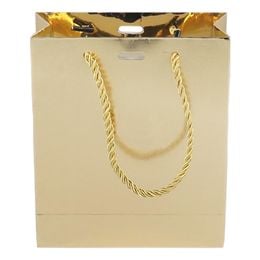 Bildspel - Presentpåse Guld Metallic