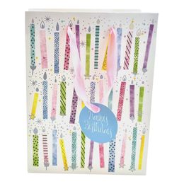 Bildspel - Presentpåse Happy Birthday Tårtljus