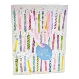 Bildspel - Presentpåse Happy Birthday Tårtljus