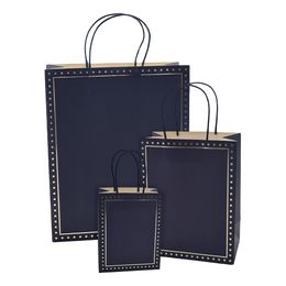 Presentpåse Nobel Mörkblå