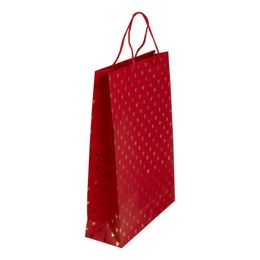 Bildspel - Presentpåse Röd med Hjärtan