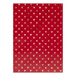 Bildspel - Presentpåse Röd med Hjärtan