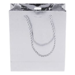 Presentpåse Silver Glansig
