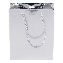 Presentpåse Silver Metallic
