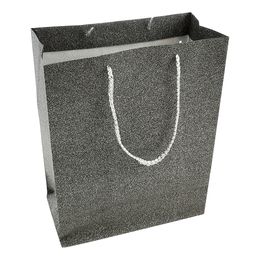Lysbildefremvisning - Gavepose Sort Glitter