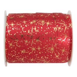 Gavebånd Fireworks Rød/Guld