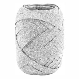 Gavebånd Sølv Glitter