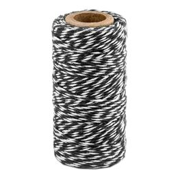 Presentsnöre Svart/Vit