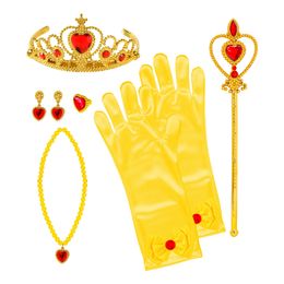 Prinsesse Tilbehørssæt Gul til Børn