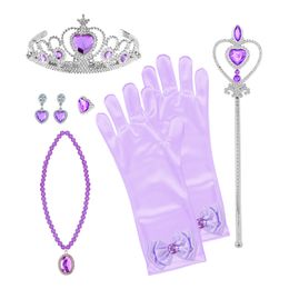 Prinsesse Tilbehørssett Lilla for Barn
