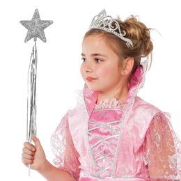 Lysbildefremvisning - Prinsesse-tryllestav Glitter Sølv