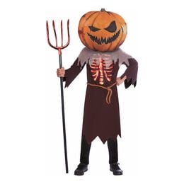 Gresskar med Stort Hode Barn Karnevalskostyme