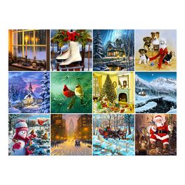 Bildspel - Pussel Christmas Art Collection Adventskalender
