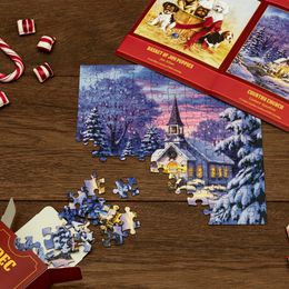 Bildspel - Pussel Christmas Art Collection Adventskalender