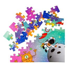 Bildspel - Pussel Rymden