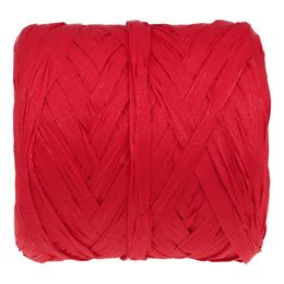 Raffiabånd Rød