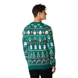 Bildspel - Randig Grön Jultröja