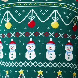 Bildspel - Randig Grön Jultröja