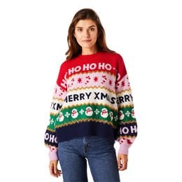 Randig Oversize Jultröja Dam