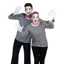 Diaesitys - Raidallinen mustavalkoinen paita