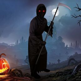 Bildspel - Reaper med Lysande Ögon Maskeraddräkt