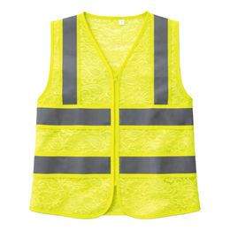 Reflexväst i Spets Neongul