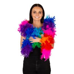 Bildspel - Regnbågsfärgad Fjäderboa