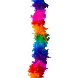 Bildspel - Regnbågsfärgad Fjäderboa