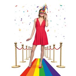 Bildspel - Regnbågsfärgad Matta