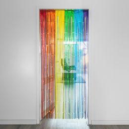 Bildspel - Dörrdraperi Regnbågsfärgat