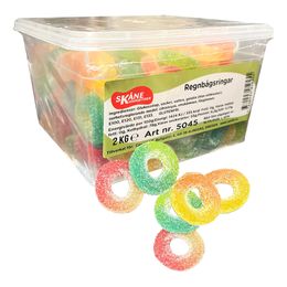 Regnbågsringar Storpack