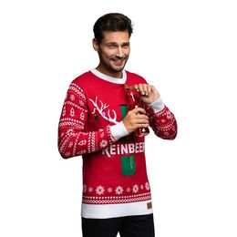 Bildspel - Reinbeer Röd LED Jultröja