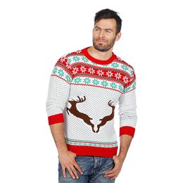 Bildspel - Renar Vit Jultröja